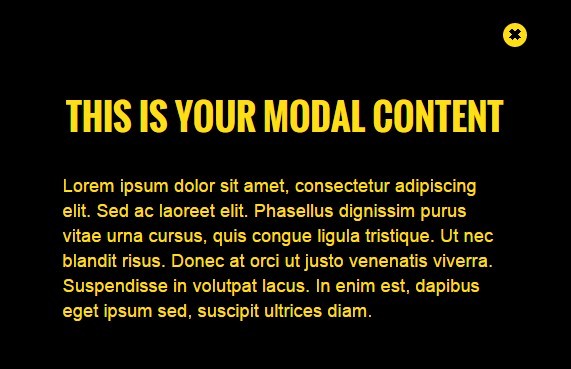 Pure CSS Modal Popup
